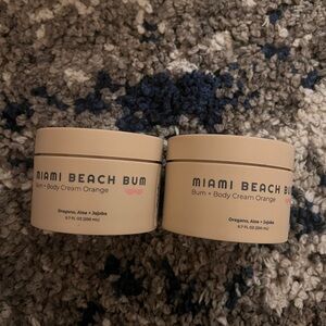 MIAMI BEACH BUM | Bum + Body Cream Orange 6.7 fl oz X2